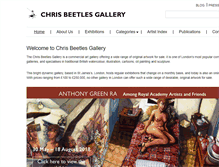 Tablet Screenshot of chrisbeetles.com